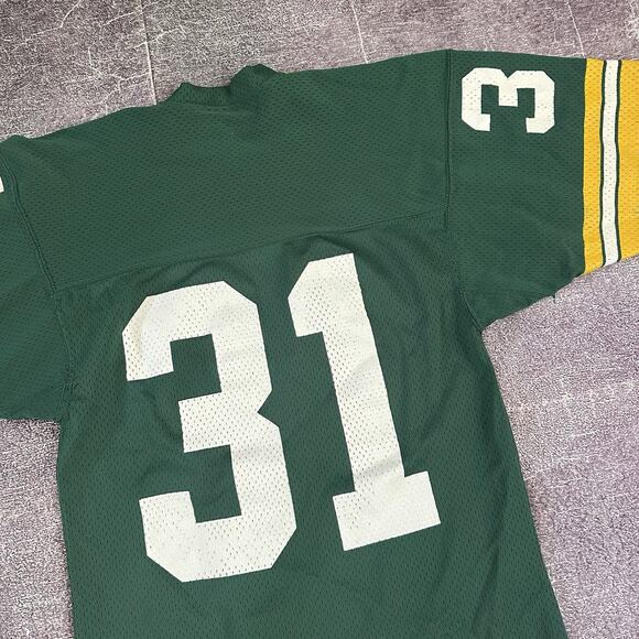 Men's Vintage 80's Sand Knit Green Bay Packers Gerry Ellis Jim Taylor Jersey 44 - Picture 5 of 5